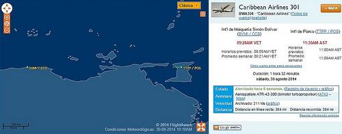 De Maiquetía a Piarco