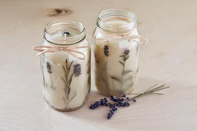 lavanda y velas