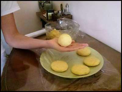 Arepa de maíz dulce 1 Arepa de maíz dulce