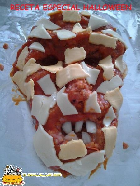 Cara de muerto con arroz