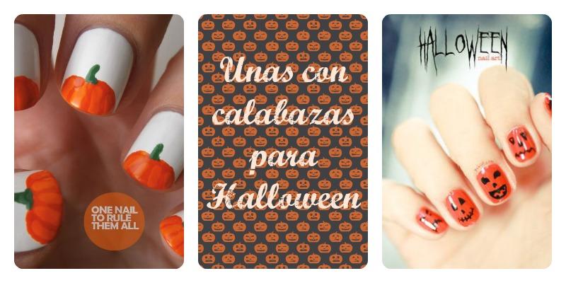uñas con calabazas