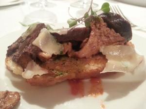 tosta butifarra rebozuelos