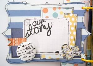 Interior album scrapbooking