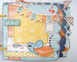 Mini album scrap por cristina valenzuela