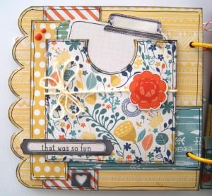 Bolsillos del album scrapbooking