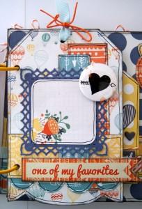 Detalle album scrapbooking