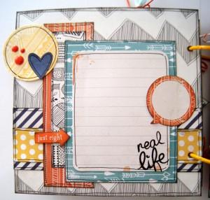 Interior decorado del album