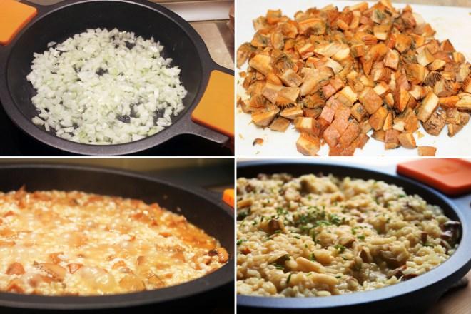 RISOTTO NISCALOS Y PINONES_ PASO A PASO