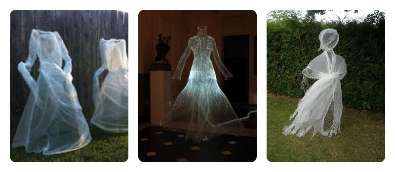 fantasmas hechos con alambres