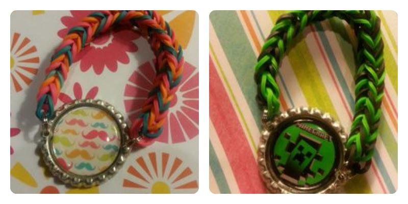 chapas de botella y gomitas