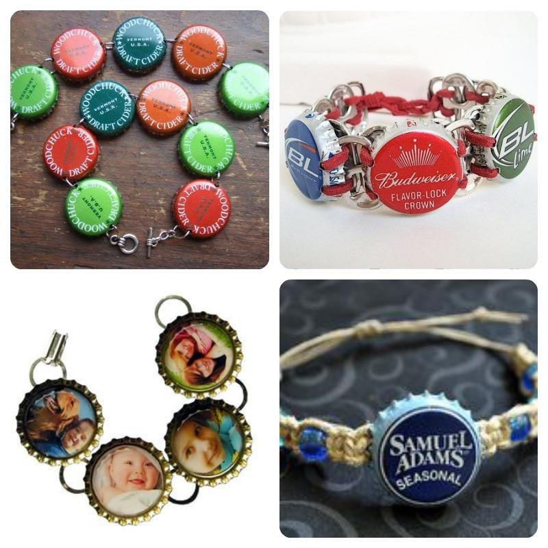 más ideas para pulseras con chapas