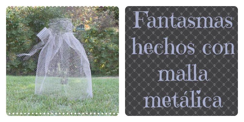 cómo hacer fantasmas con alambre