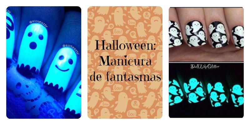 cómo hacer una manicura con fantasmas
