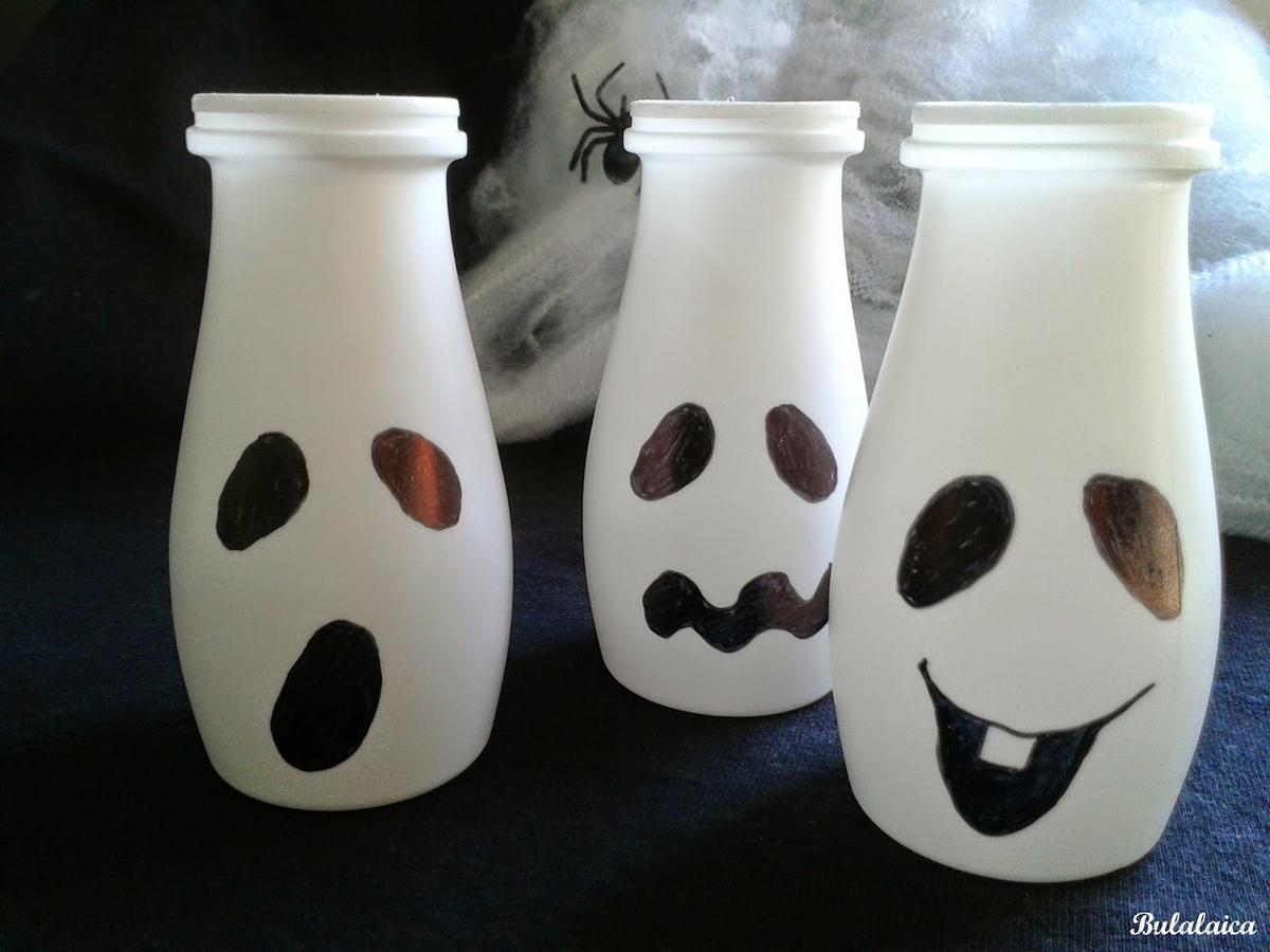 Fantasmas con materiales reciclados