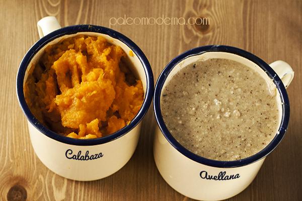 brownie calabaza y chocolate paleo