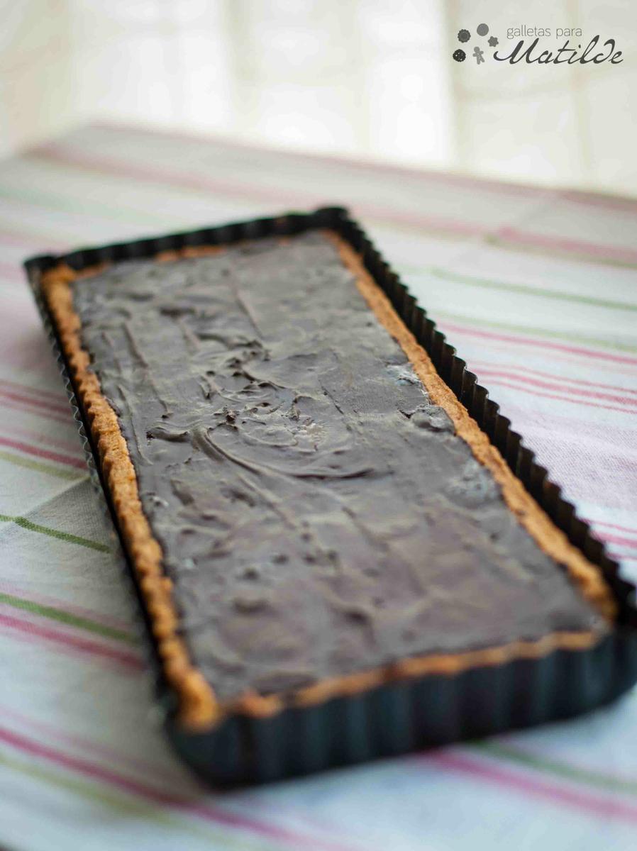 Tarta de caramelo y chocolate