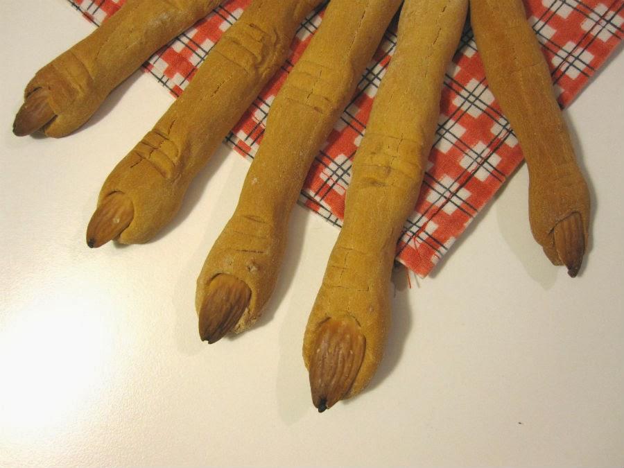Dedos de bruja receta Halloween
