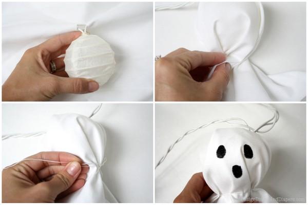 Guirnalda para Halloween - Últimos pasos