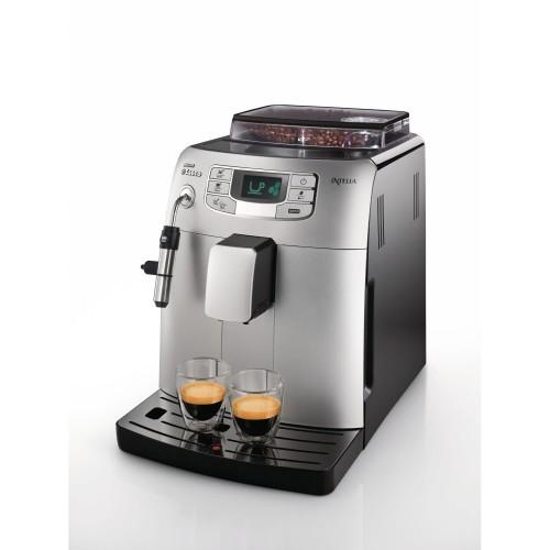 Cafetera express automática Saeco Intelia plata (Philips HD8752)