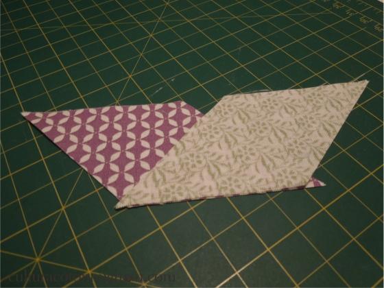 unión rombos patchwork