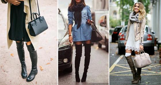 Botas por encima de la rodilla: el calzado mas cool de la temporada