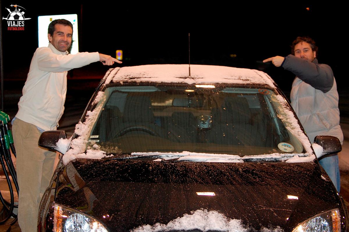 Hasta arriba de nieve