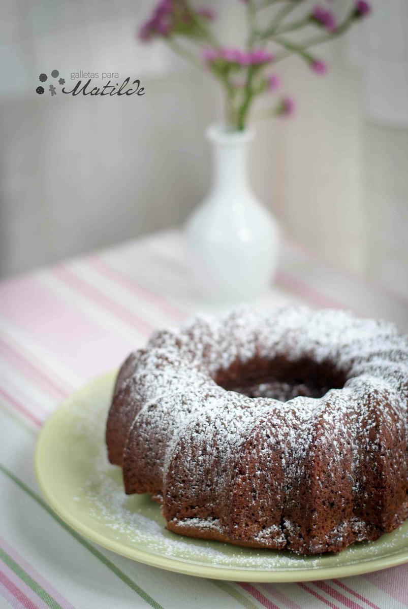 Bizcocho de lima y chocolate