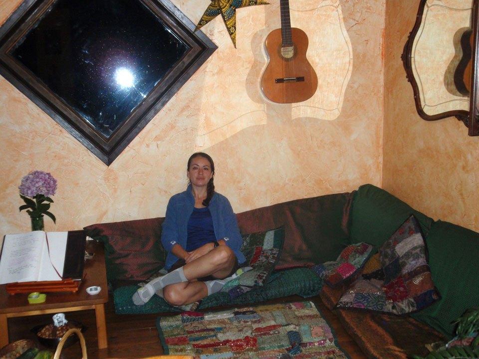 En el albergue verde