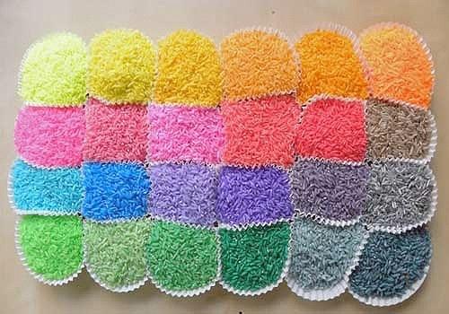 DIY Como Teñir el Arroz Paso a Paso