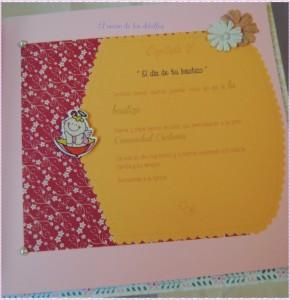 Mini libro scrap bebé 8