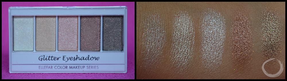 Sombras glitter Daiso