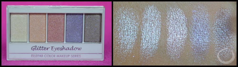 Sombras glitter Daiso