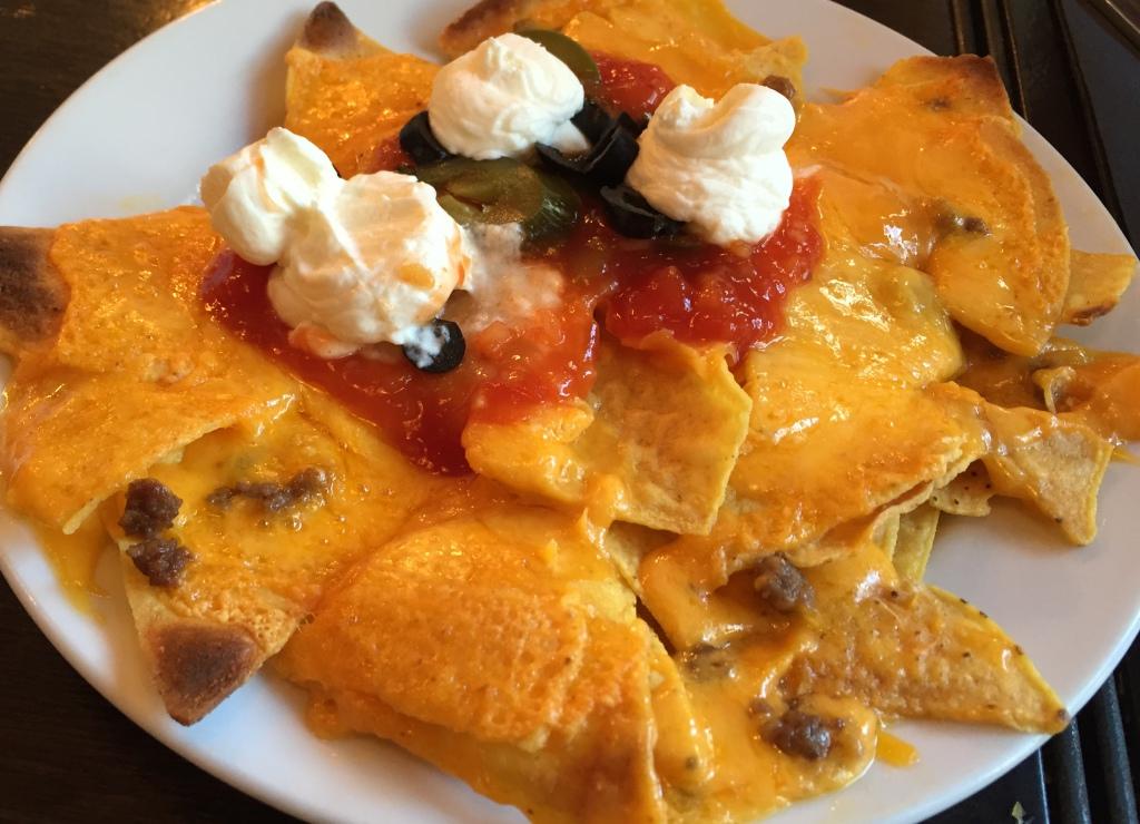Nachos con queso