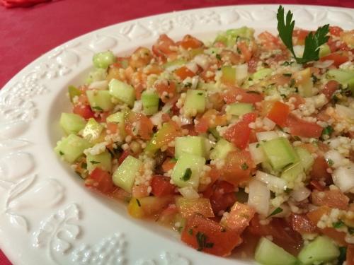 Ensalada Marroquí emplatada