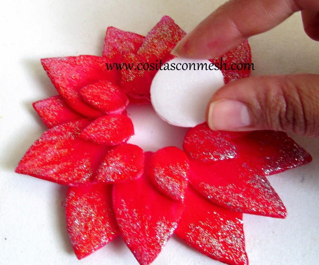 manualidades-flor-navideña