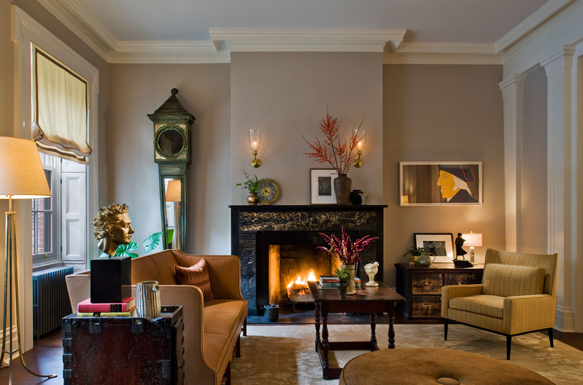 Elegante, clasica y muy invernal. Interiores made in USA | Decoración