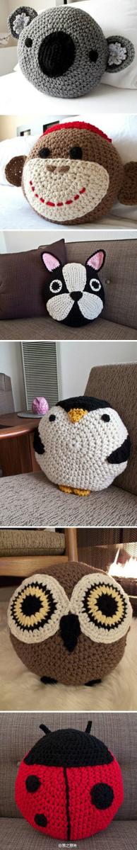 cojines amigurimi gigante