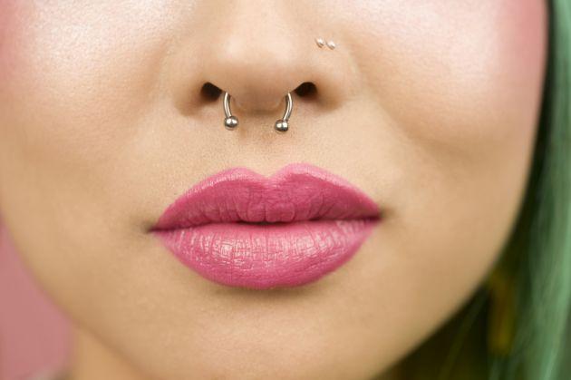 Piercing aro nariz