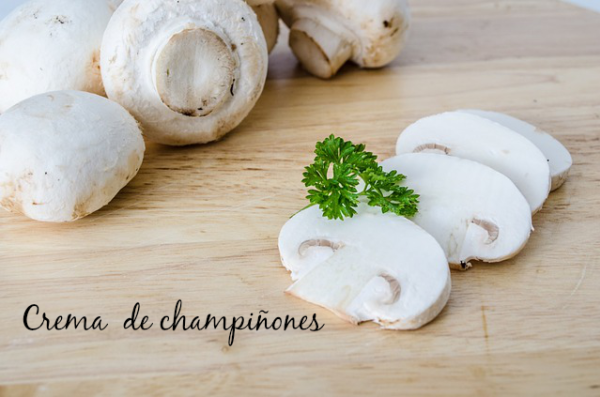 receta crema de champinones 