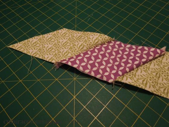 tira rombos patchwork