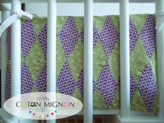 técnica patchwork rombos cultura coton mignon
