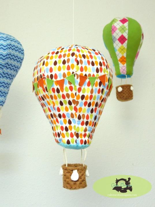 Globos aerostáticos de tela Cultura Coton Mignon