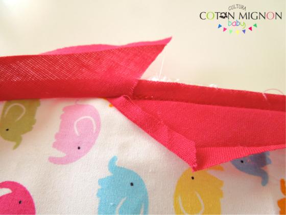 coser comienzo bies toalla eructo