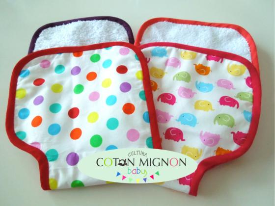 paños ercutos bebés cultura coton mignon