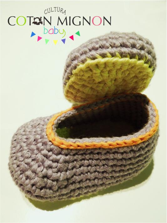 zapatitos bebé crochet culturacotonmignon