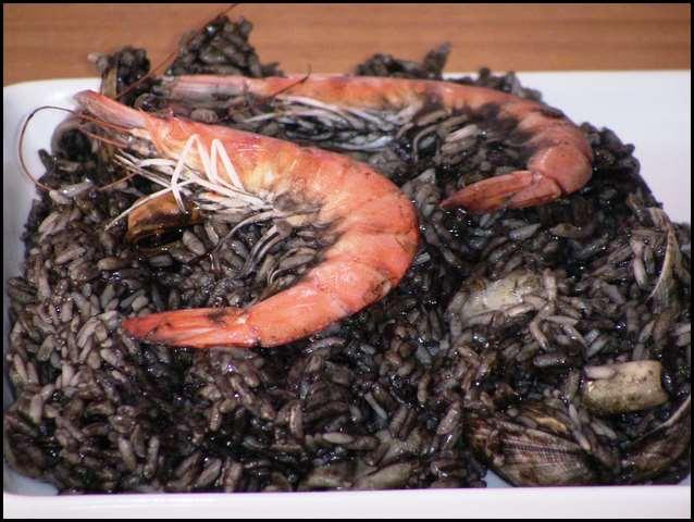 Arroz negro 001 Recetas caseras fáciles, menú 16