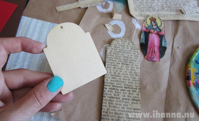 materiales adorno decoupage navidad