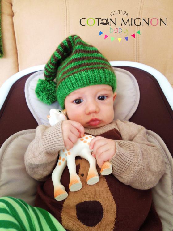 Gorro de Duende Bebé cultura coton mignon