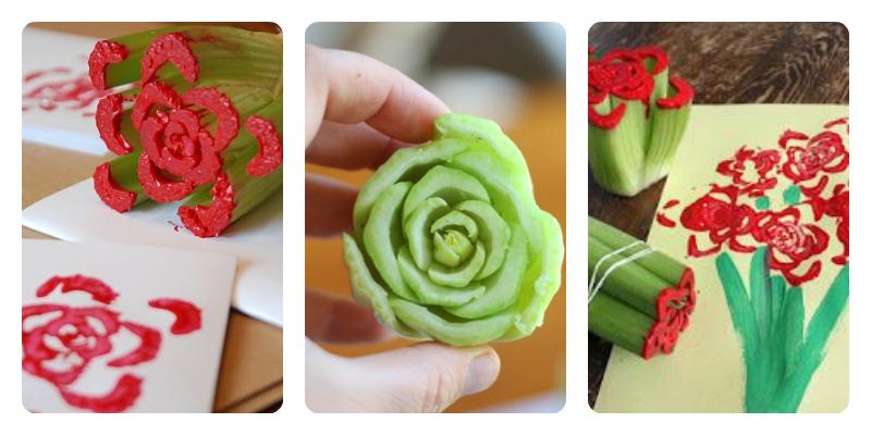 estampacion con vegetales