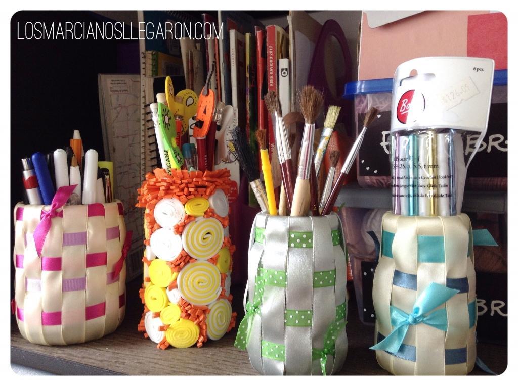 Organizadores reciclados